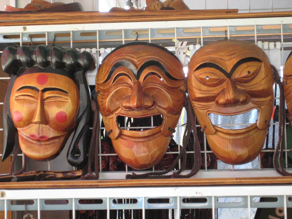 Máscaras tradicionais coreanas